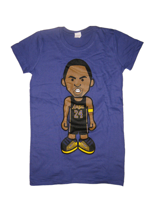 Angry Mamba Womens Tee Shirt by AiReal Apparel in Purple